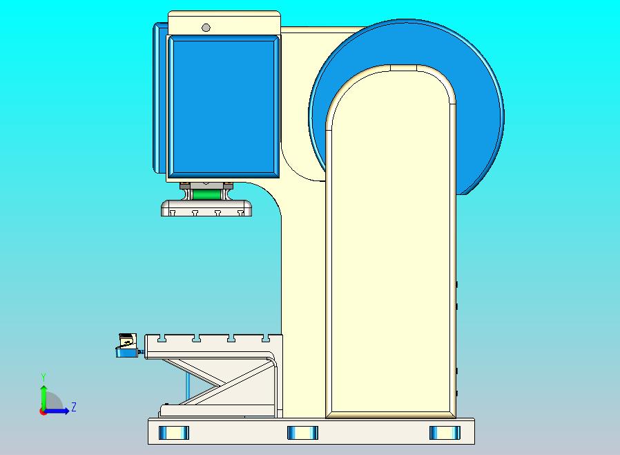 冲床3D模型图纸