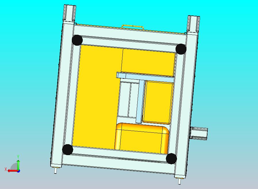 多轴联动经典数控铣床设备3D图
