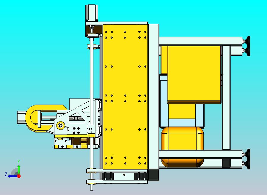 多轴联动经典数控铣床设备3D图