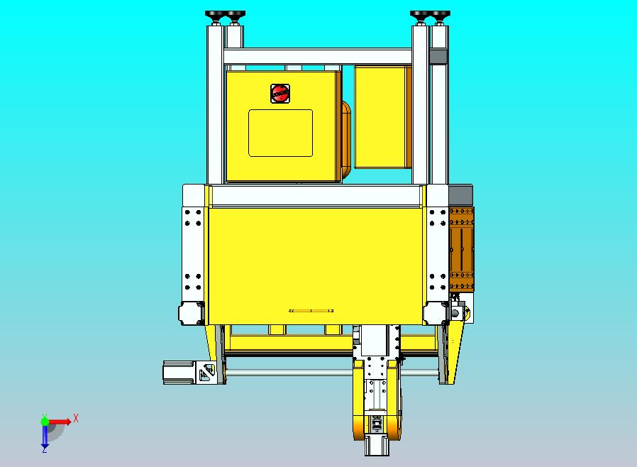 多轴联动经典数控铣床设备3D图