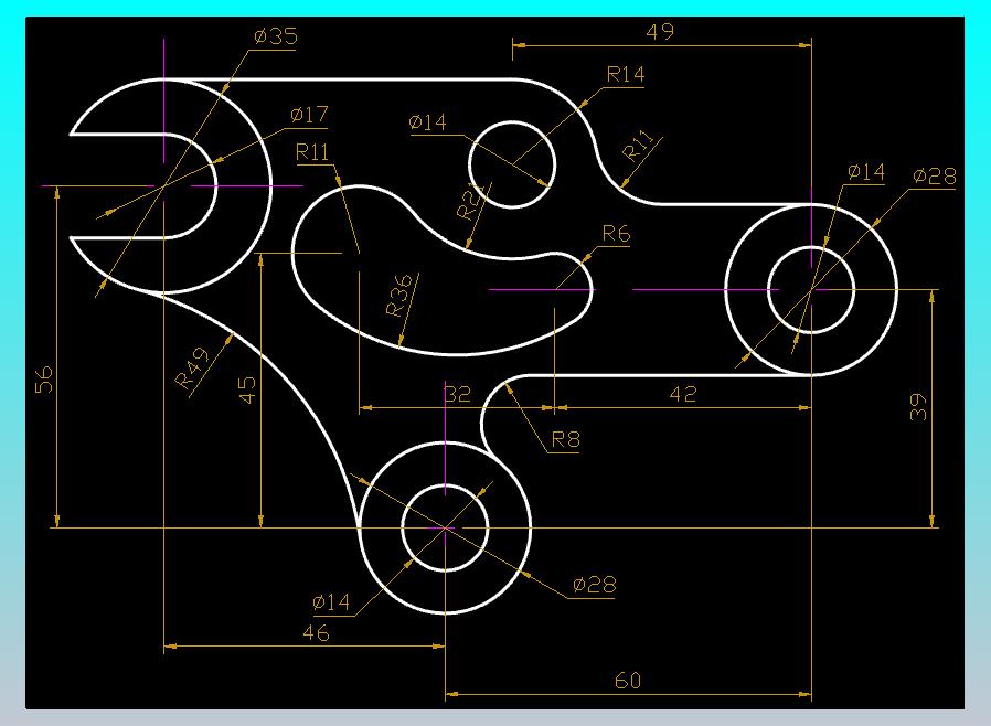 CAD图纸机械平面图5