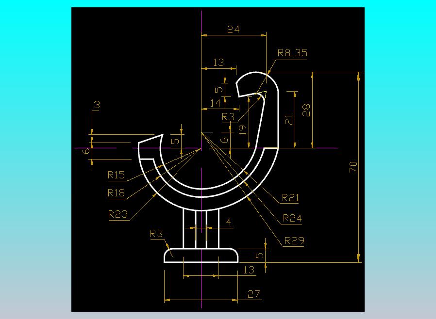 CAD图纸机械平面图6