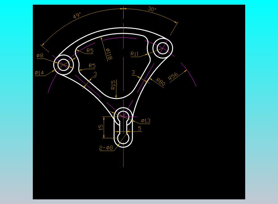CAD图纸机械平面图7