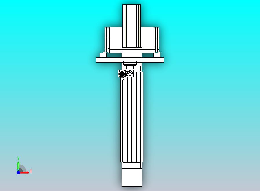 龙门刨床3D模型