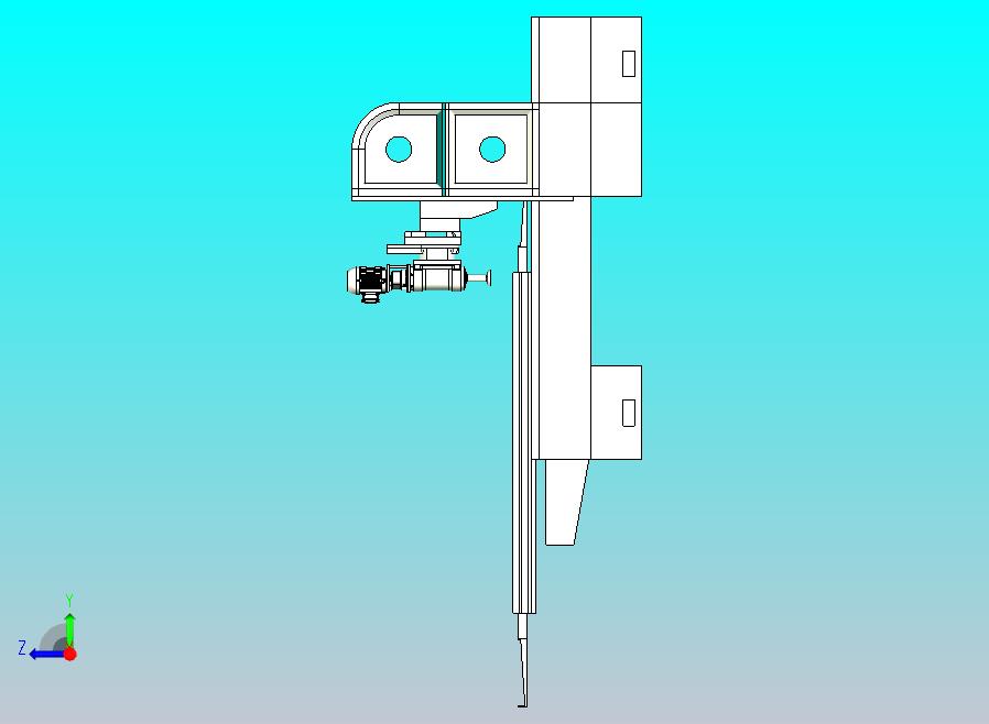 龙门刨床3D模型