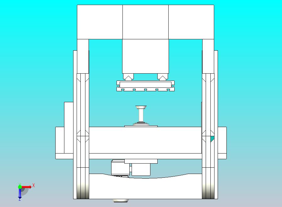 龙门刨床3D模型
