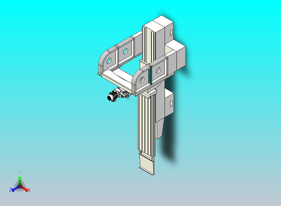 龙门刨床3D模型