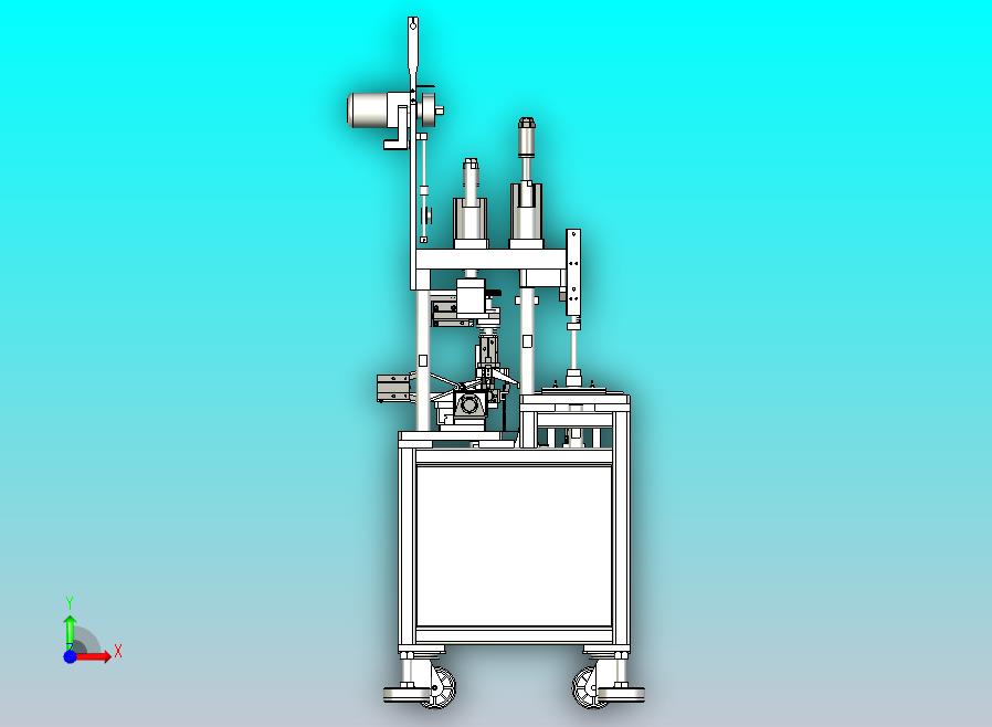 平面耳带旋转焊接机设备3D图