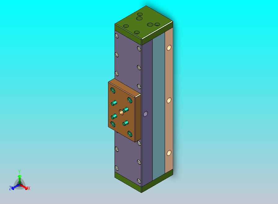 熔喷布模具图B款450模型