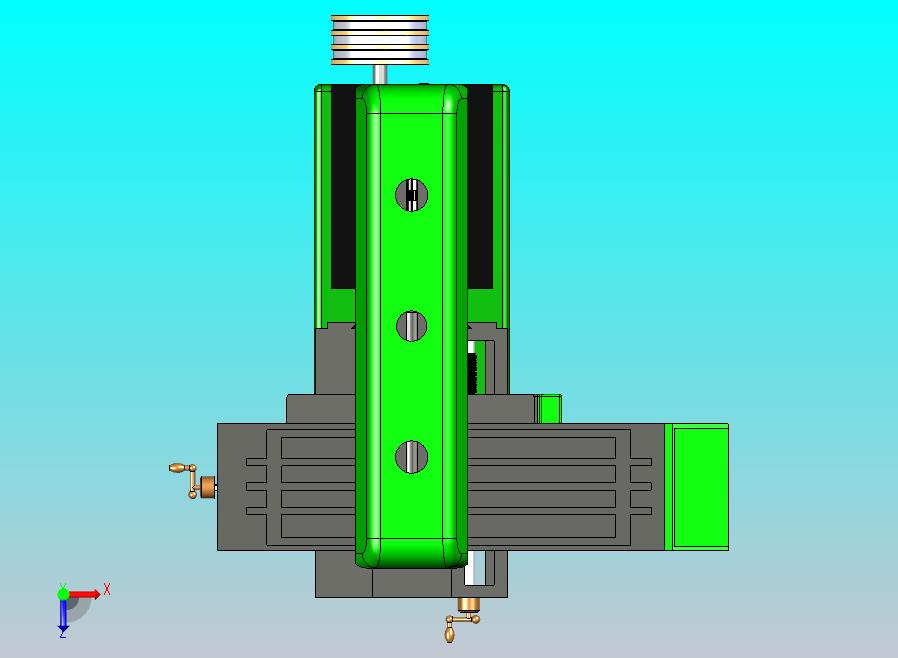 立式铣床设备图纸
