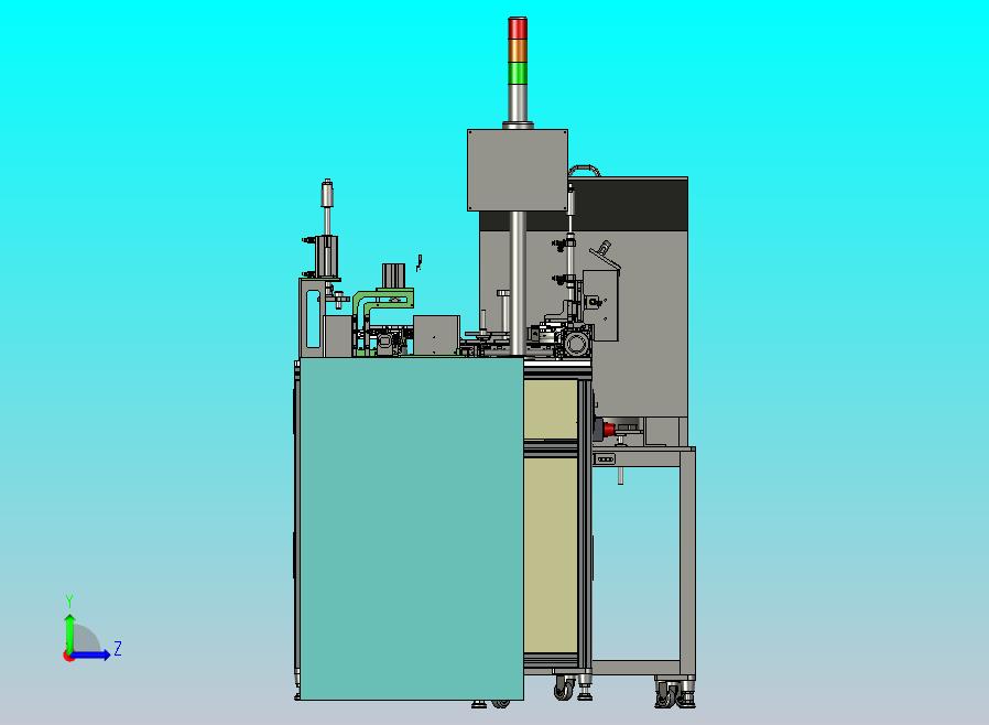 马达壳磁条组装设备3D图纸