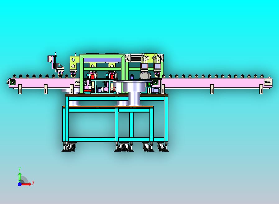 马达转子压入组装机3D图纸