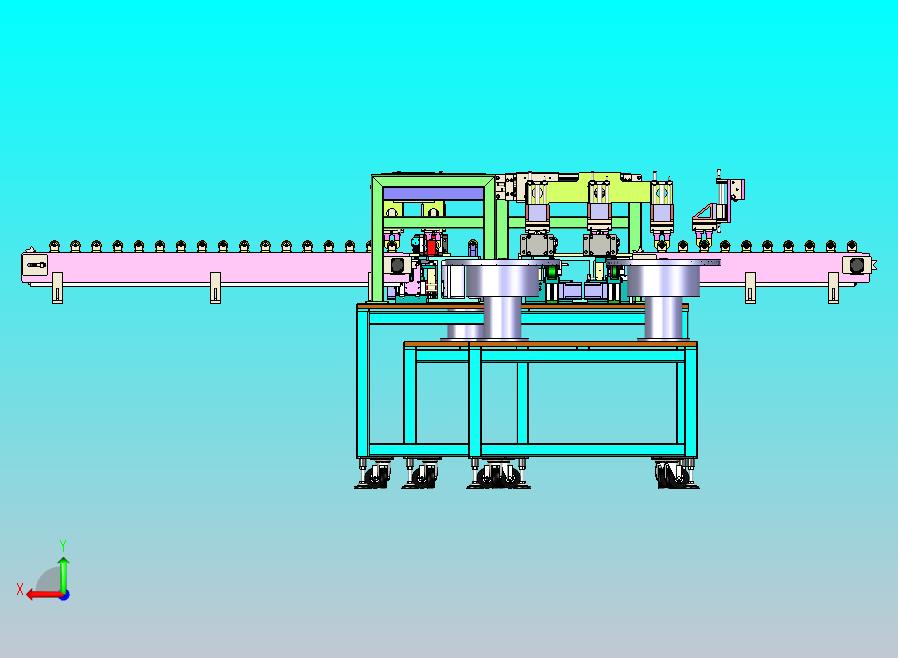 马达转子压入组装机3D图纸