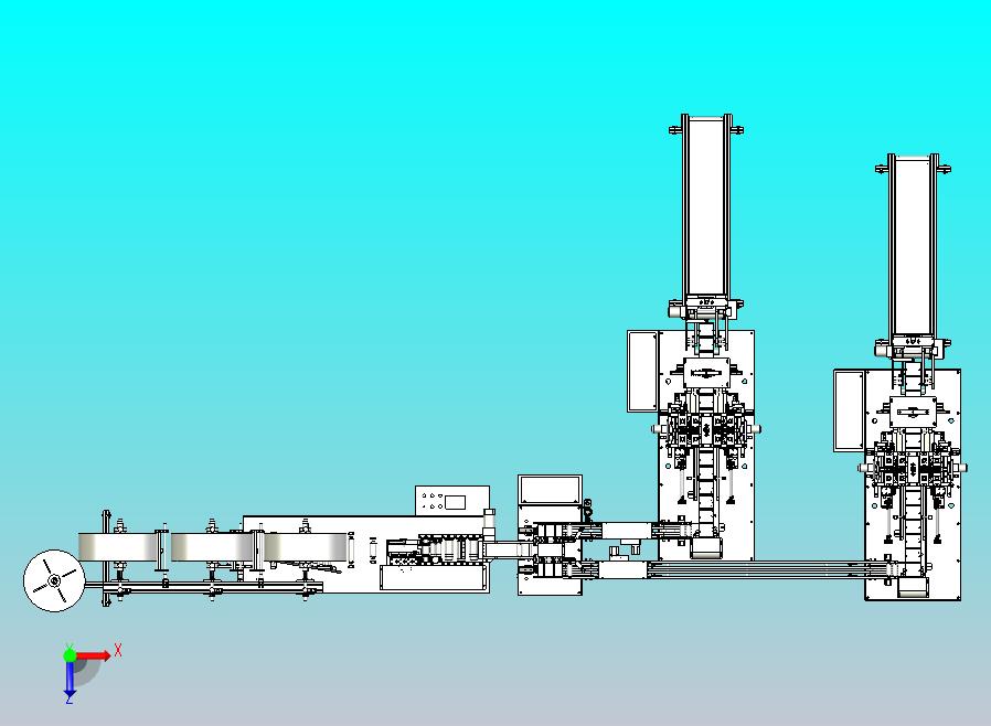 平面口罩一拖二外耳带机儿童口罩机3D图纸
