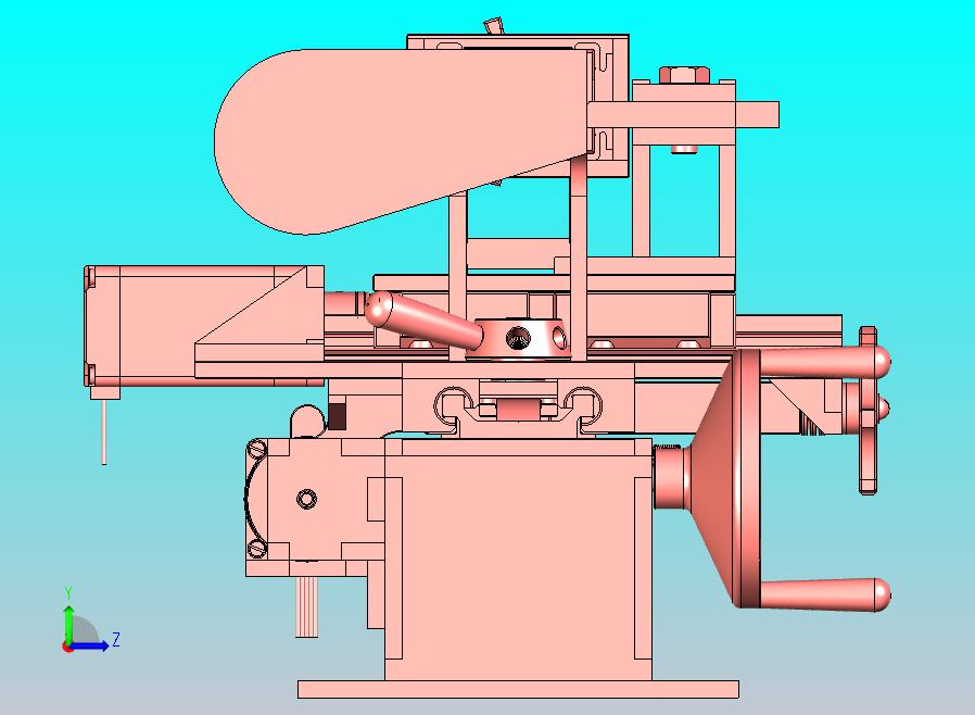 迷你小型车床三维模型3D图