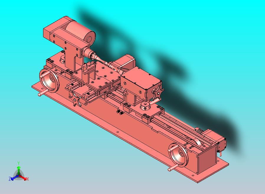 迷你小型车床三维模型3D图