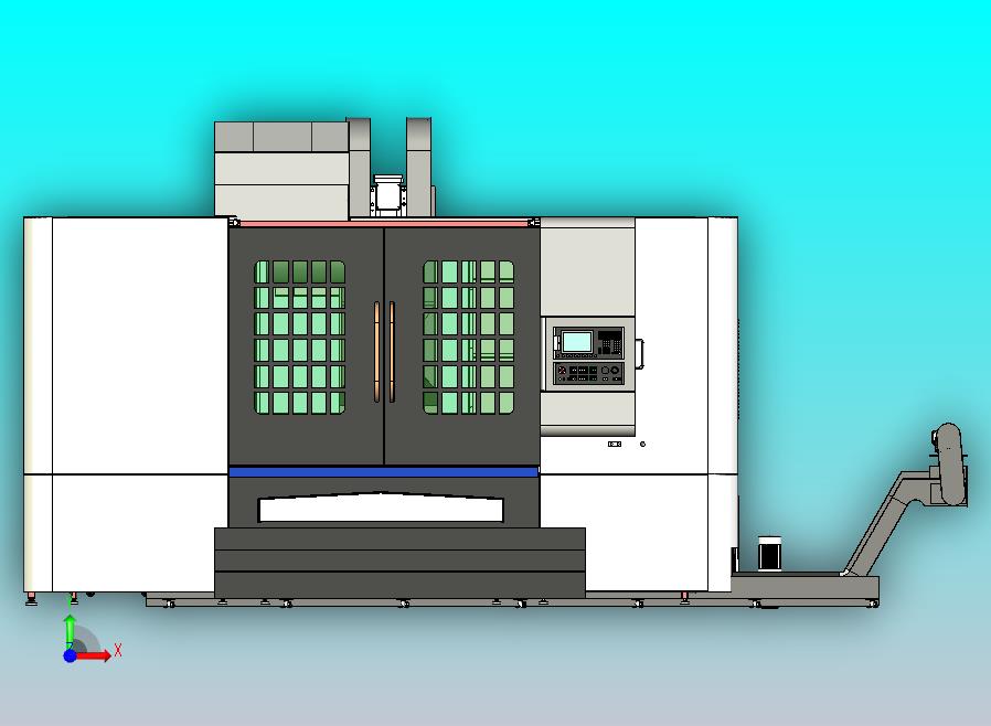 立式加工中心GA-V918C设备模型