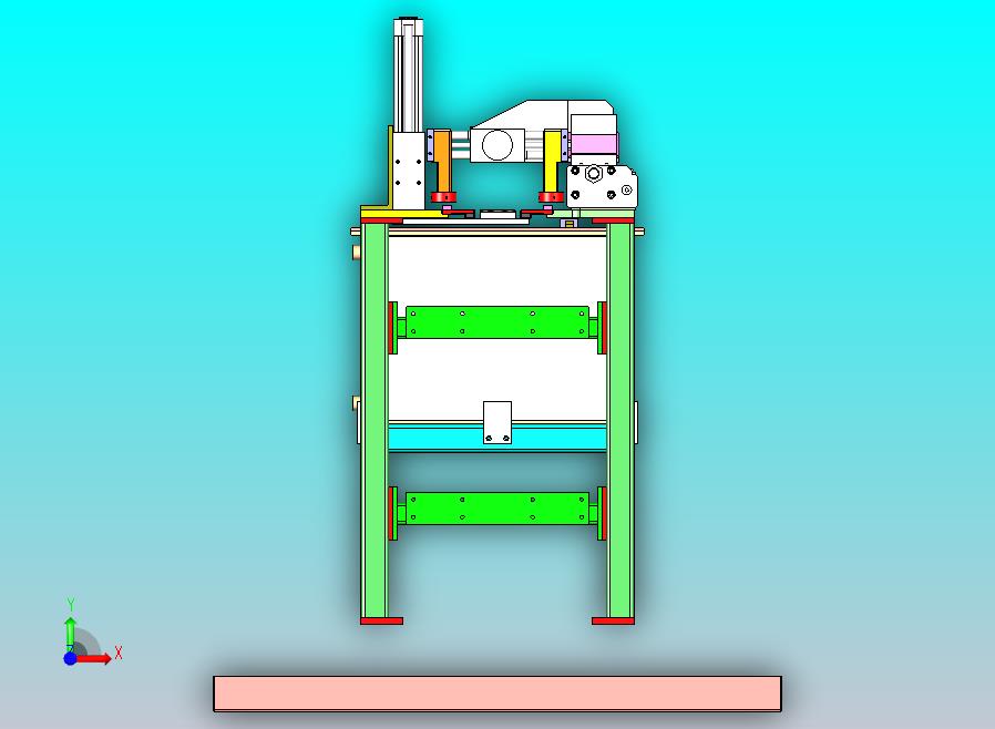双列直插式封装机3D图纸