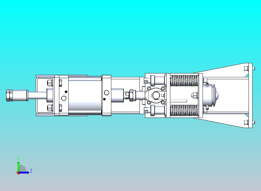 一款汽车轮胎拆卸机压力耐久性测试三维模型