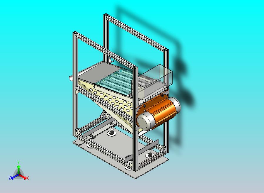 一款钱币分离、清点机三维模型