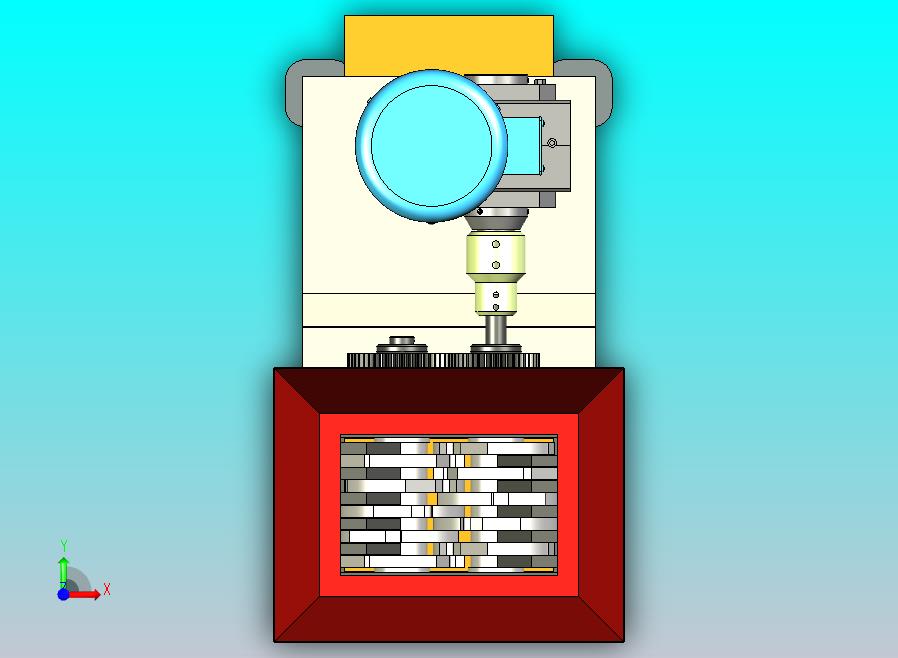 一款迷你碎纸机三维模型