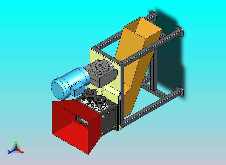 一款迷你碎纸机三维模型
