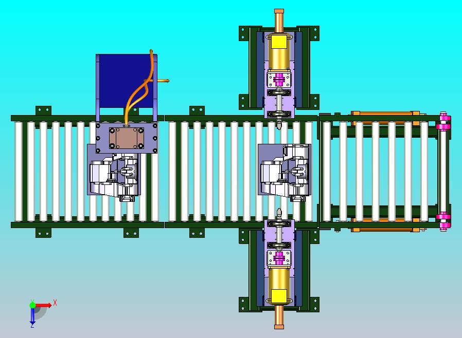 一款汽发动机零部件加工机三维模型