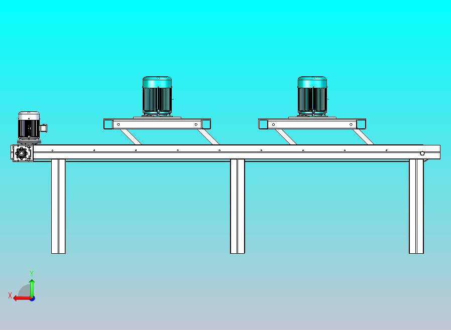 一款木板涂油机三维模型
