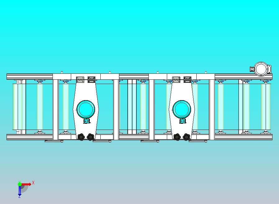 一款木板涂油机三维模型