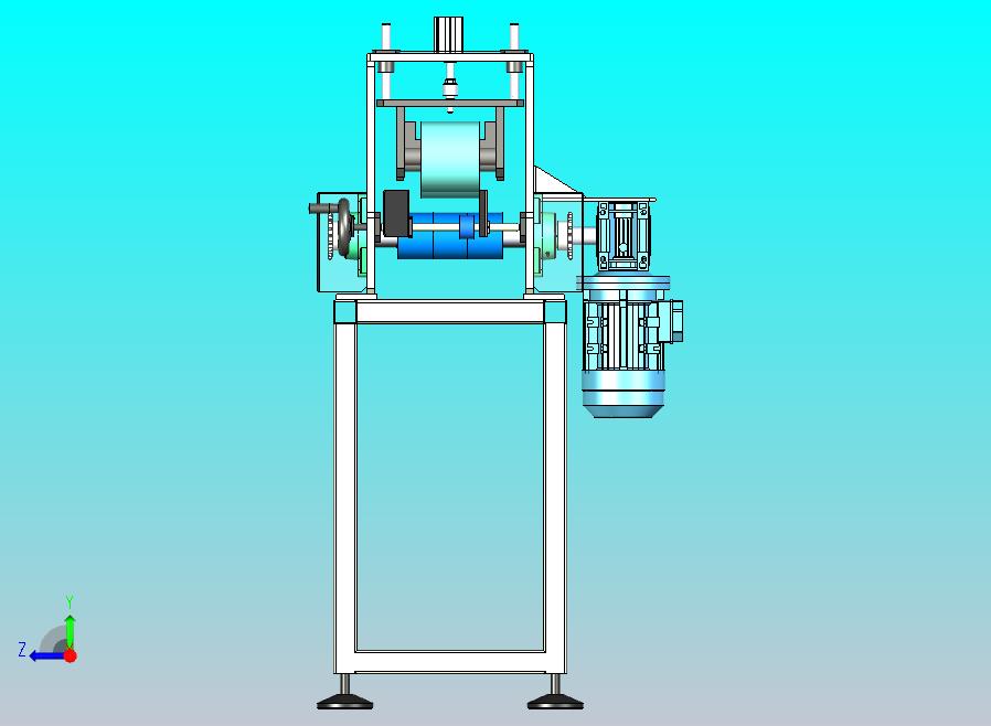 一款木线条送料机三维模型