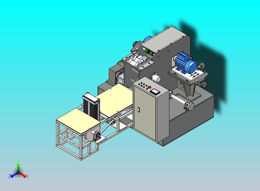 一款木百叶切三维模型