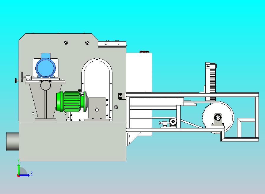 一款木百叶切三维模型