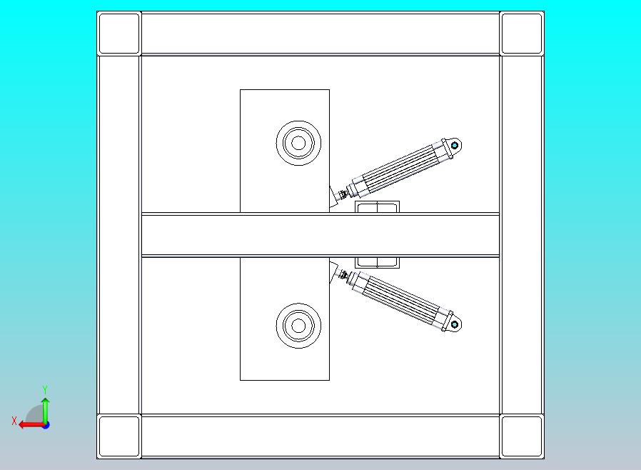 一款切齿机三维模型