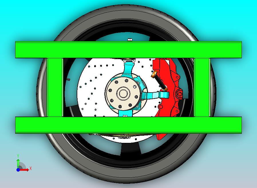 双横臂式悬架3D图纸