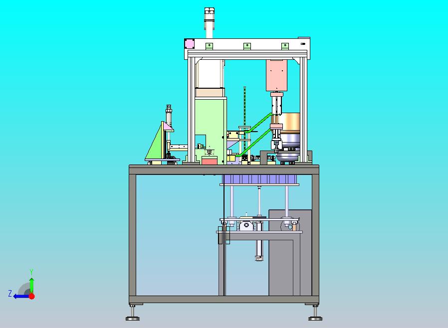 一款马达转子组装啤压设备3D图纸