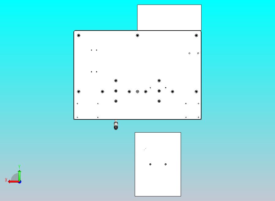 一款汽车眼镜盒装配工装三维模型