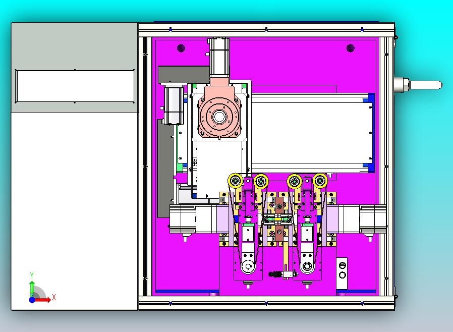 一款抛光专机装配图三维模型