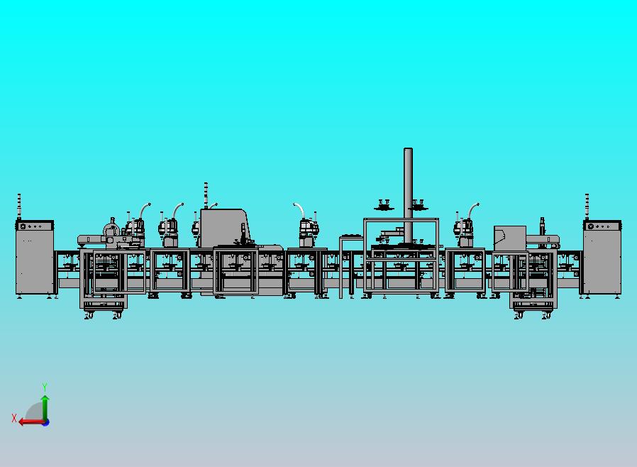前自动测试线体