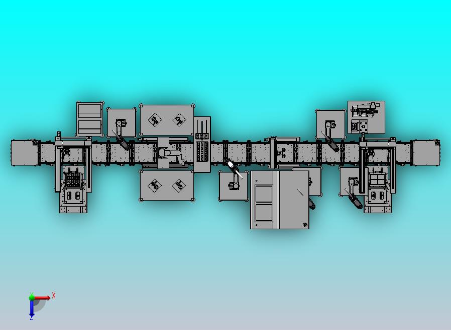 前自动测试线体