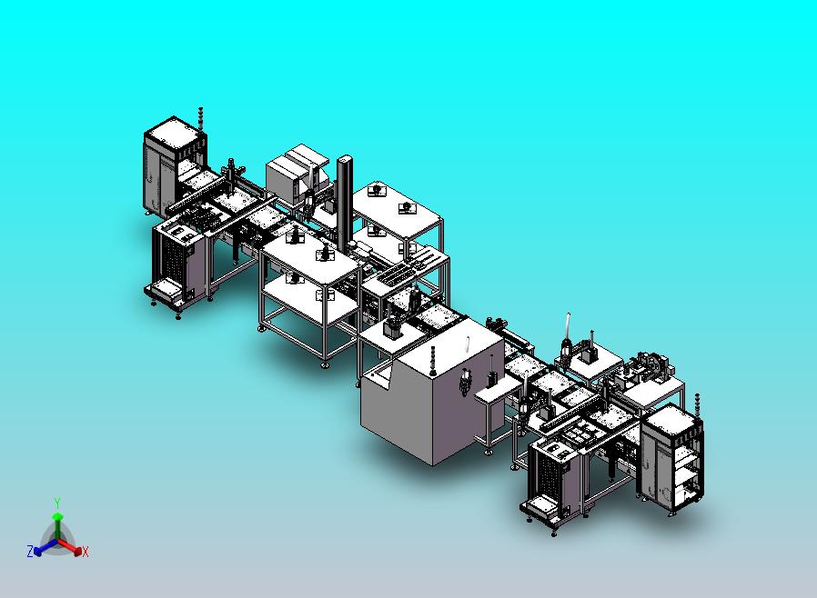 前自动测试线体