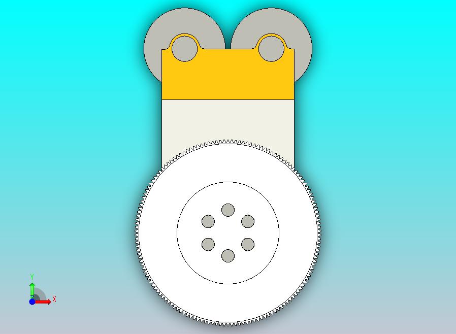 简易汽车发动机