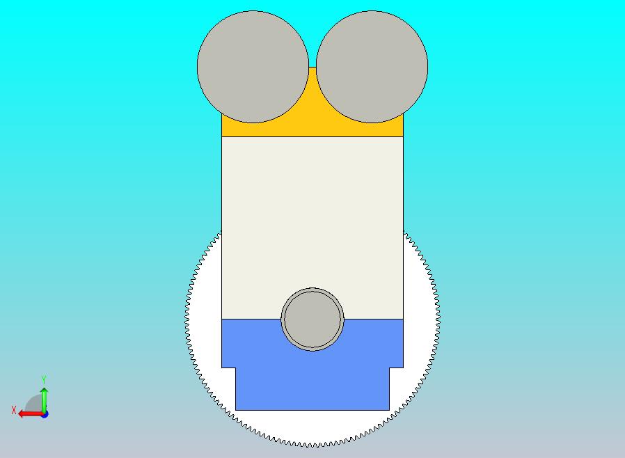 简易汽车发动机