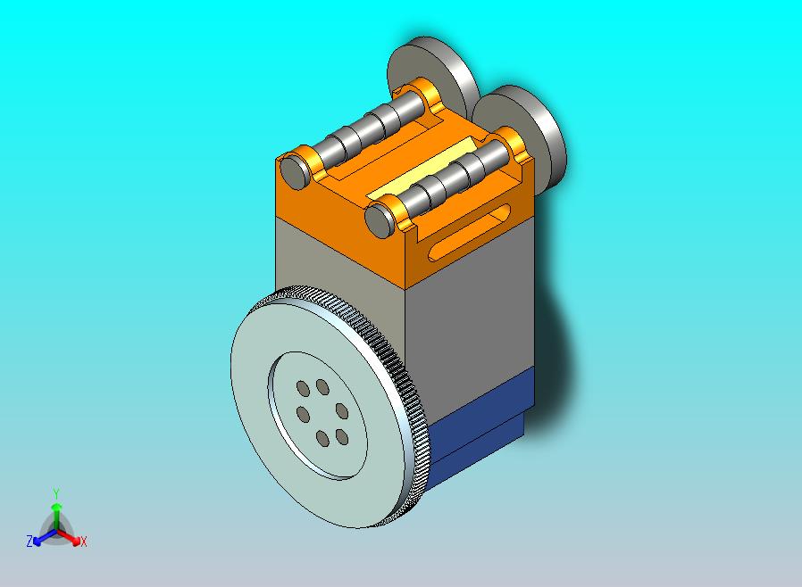 简易汽车发动机