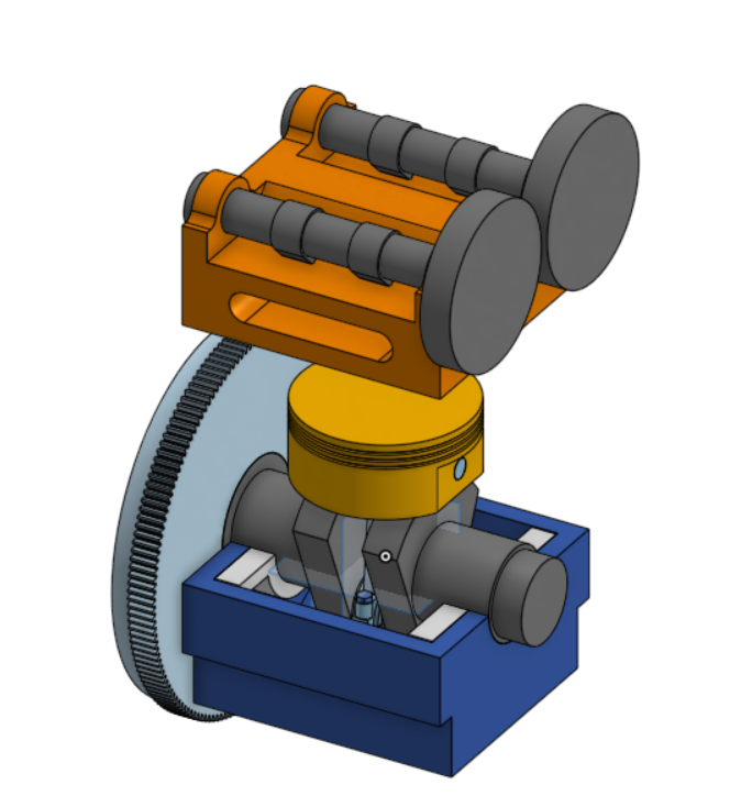 简易汽车发动机