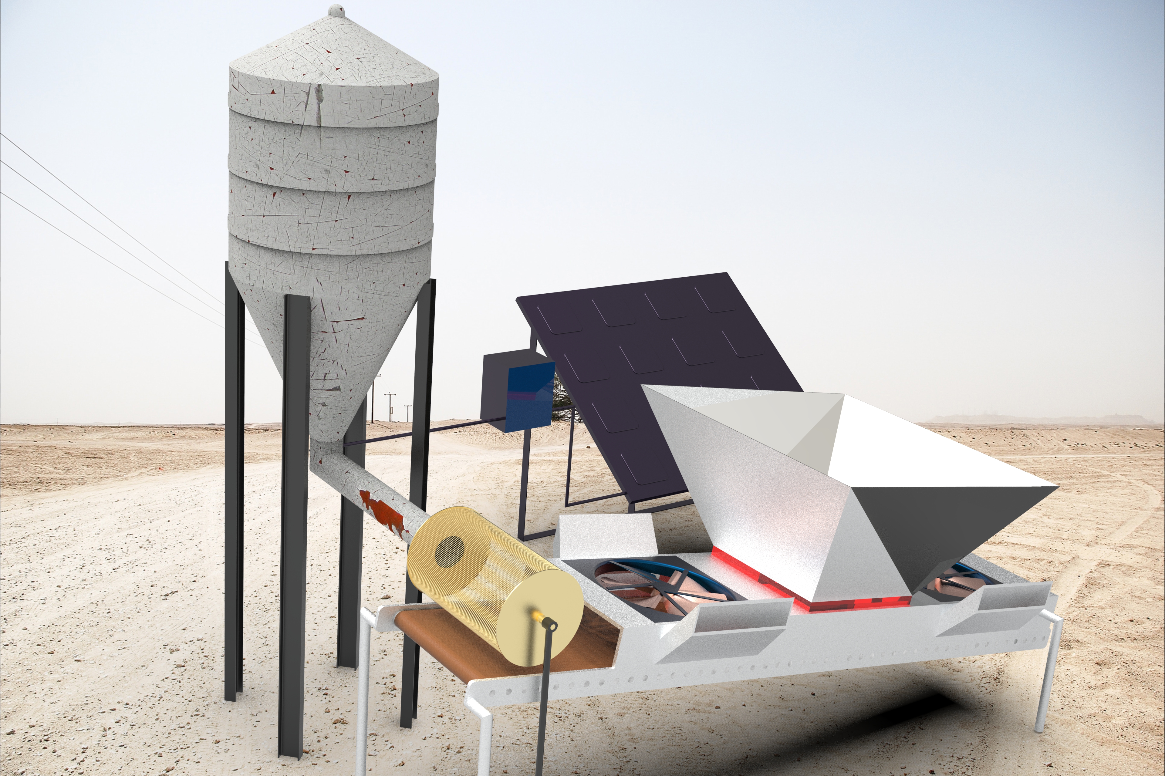 太阳能谷物干燥机