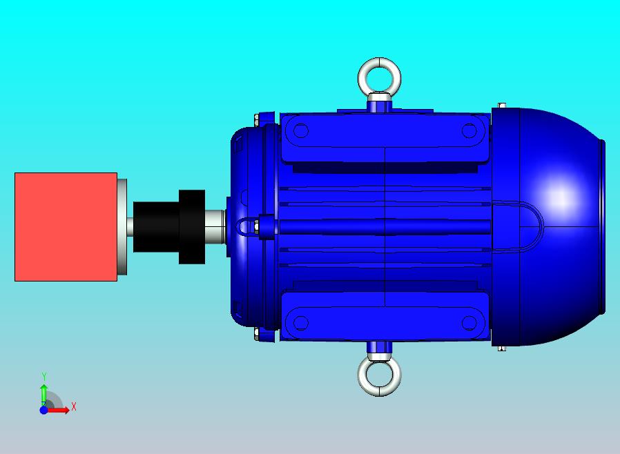 电动机和液压泵之间的固定轴连接（DIN 5482 B-17X14内花键）