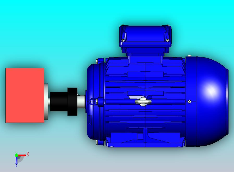 电动机和液压泵之间的固定轴连接（DIN 5482 B-17X14内花键）