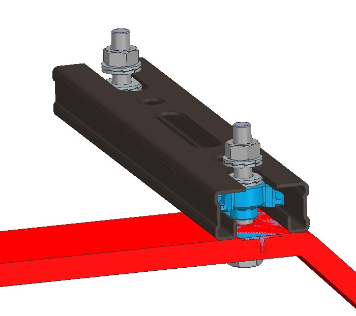 采用喜利得C型材的光电传感器安装支架