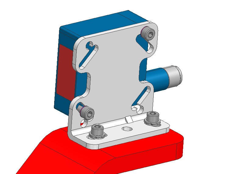 采用喜利得C型材的光电传感器安装支架