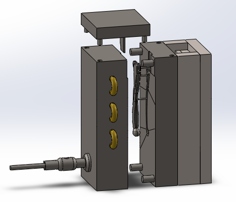 三板铝合金A380离合器模具